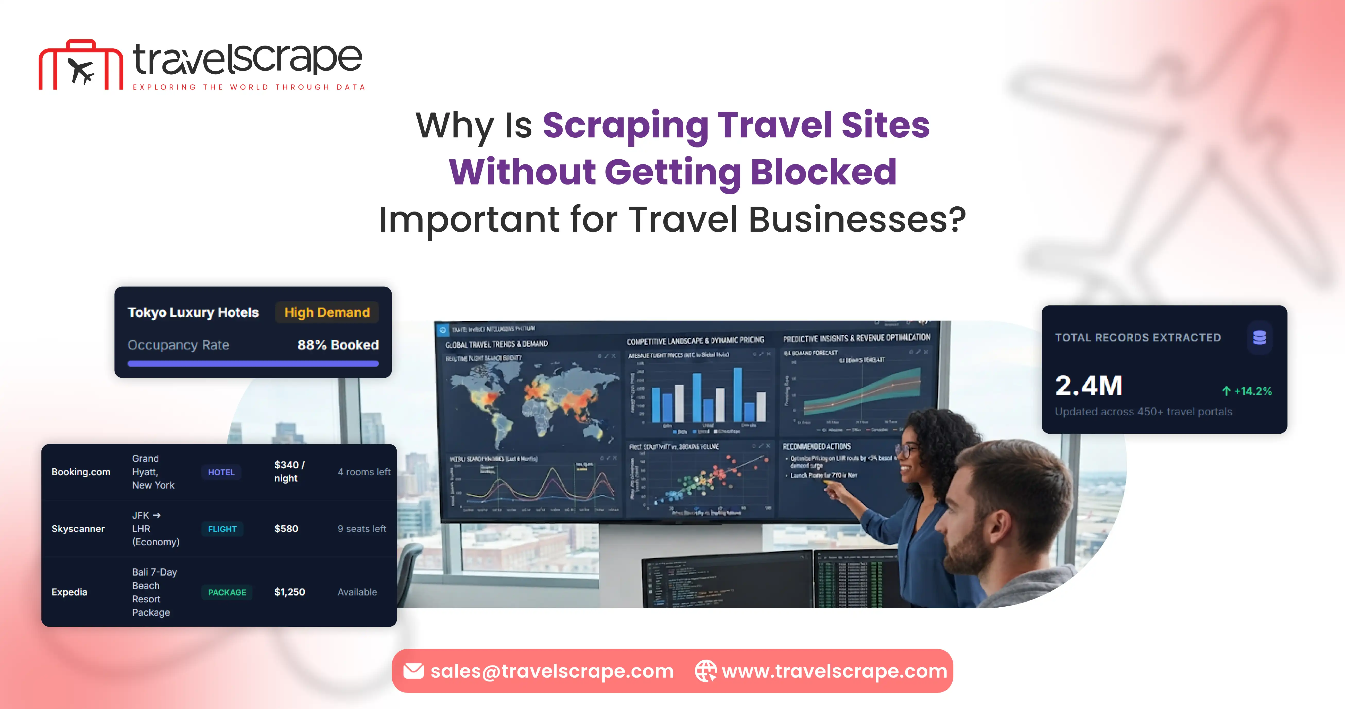 Scraping Travel Sites Without Getting Blocked